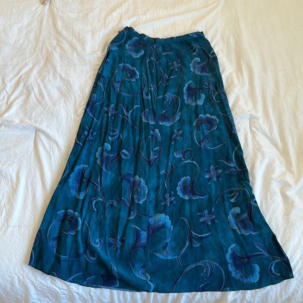 Beautiful blue maxi skirt size S